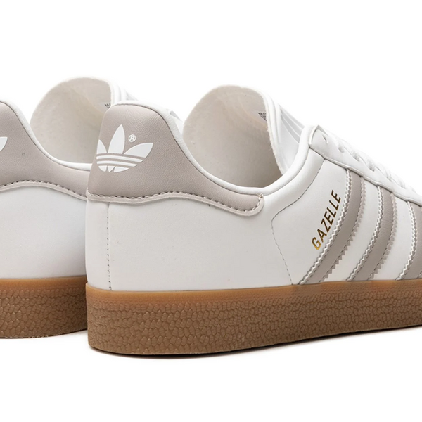 Adidas Gazelle White Grey Gum Men's