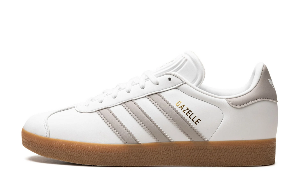 Addidas gazelle white hotsell