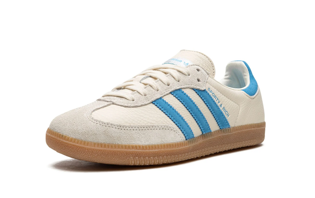 Adidas Samba OG Sporty & Rich Cream Blue Men's  Pimp Kicks
