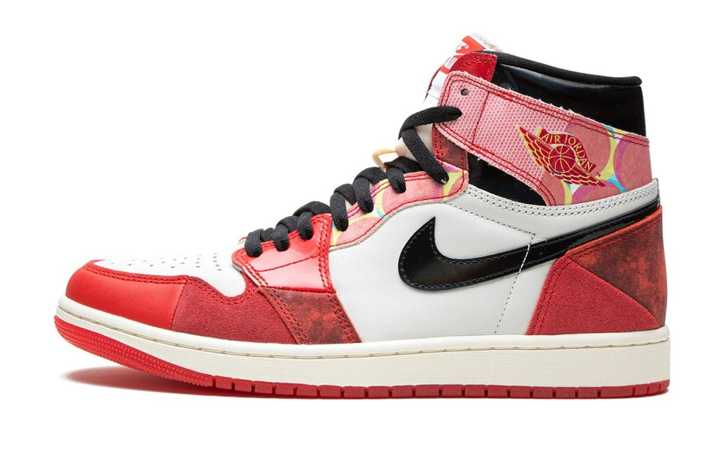 Jordan 1 High OG SpiderMan Across The SpiderVerse Men's Pimp Kicks