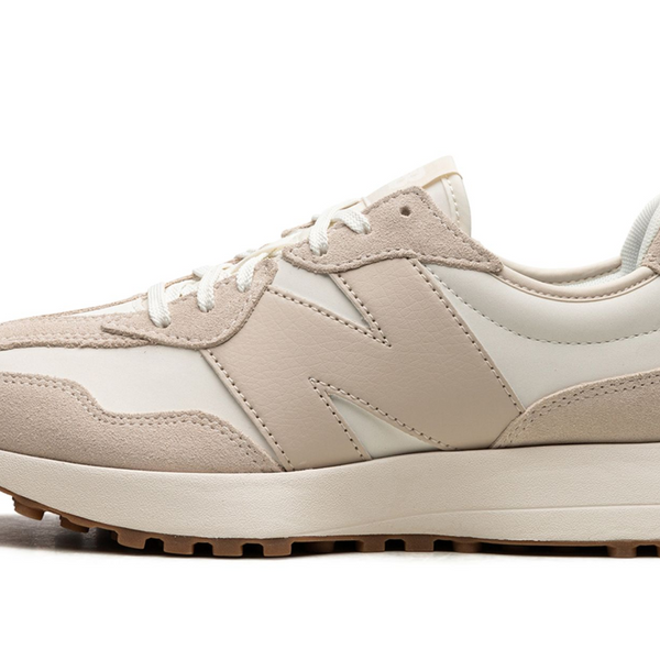 New Balance 327 Beige White Gum Pink Women's