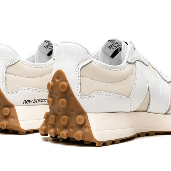 New Balance 327 White Moonbeam Gum Women's