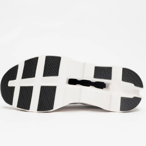 On Running Cloudmonster White Black Gray Women's