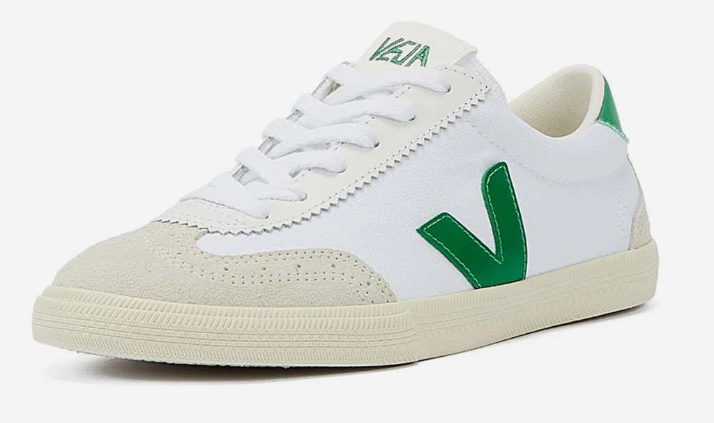 Veja Volley Canvas White Emeraude Women's - Main Image