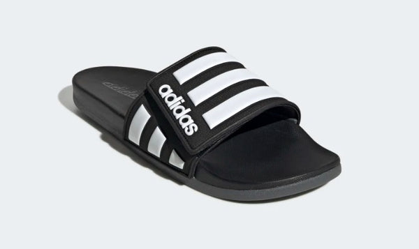 Adidas Adilette Comfort Adjustable Slides Black Men's