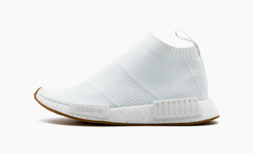 Adidas NMD City Sock 1 Primeknit White Gum Sole Pimp Kicks
