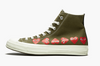 Converse Chuck Taylor All-Star High 70s X CDG Multi Hearts Olive Men's