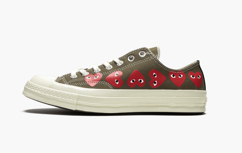 Cdg multiple hearts best sale