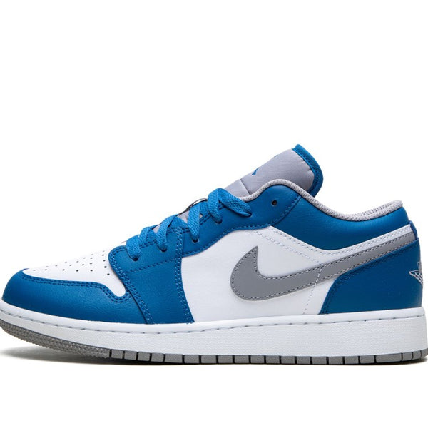 Jordan 1 Low True Blue (Gradeschool)