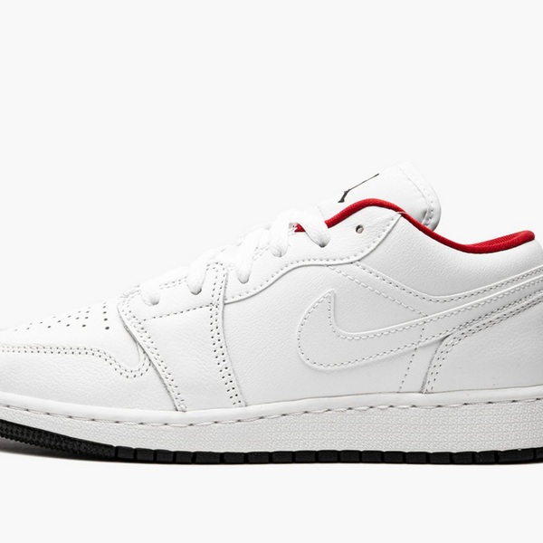 Jordan 1 Low White Black Gym Red (Gradeschool)
