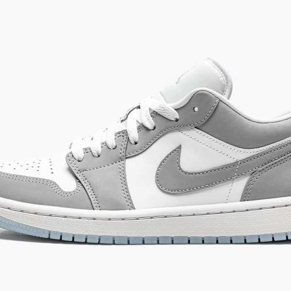 Jordan 1 Low White Wolf Grey Women's