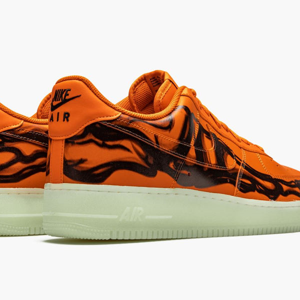 Nike Air Force 1 Low Orange Skeleton Men's