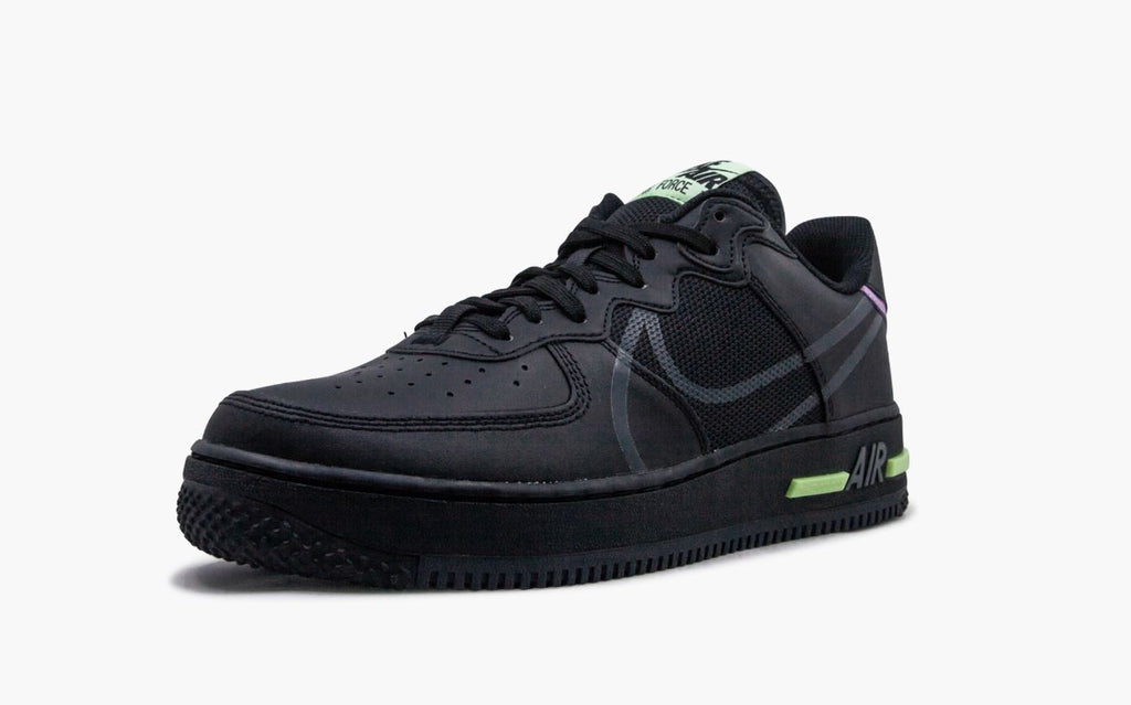 Nike Air Force Low React Triple Black (Gradeschool) – Pimp Kicks