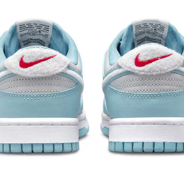 Nike Dunk Low Retro Fleece Swoosh Worn Blue Men's