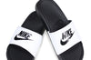 Nike Benassi JDI Sandals White Black Men's - Pimp Kicks