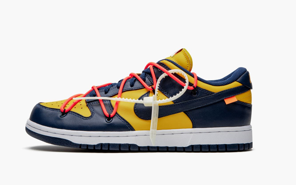 Off white shoes blue and yellow hotsell