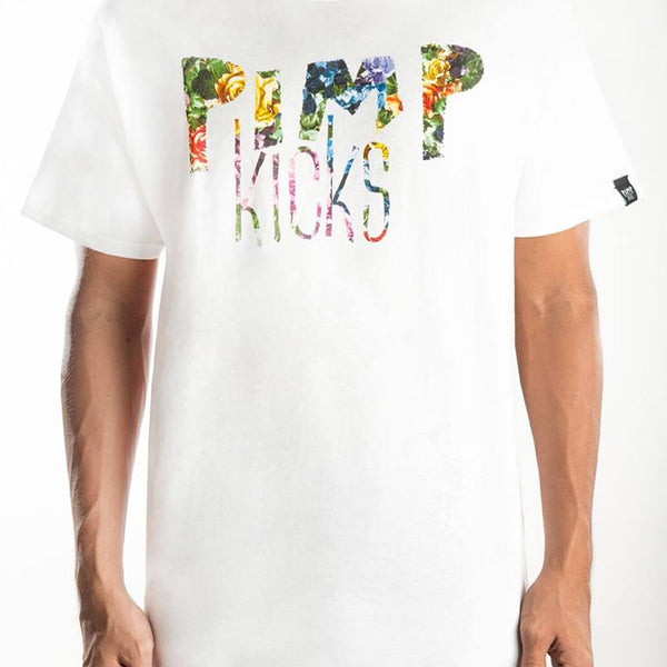 Pimp Kicks White Floral Shirt - Pimp Kicks