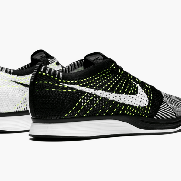 Nike Flyknit Racer Black White Volt Men's - Pimp Kicks