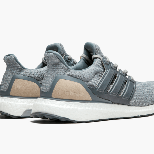 Adidas Ultra Boost Leather Caged Gray V3 Men's - Pimp Kicks