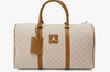 AIR JORDAN MONOGRAM DUFFLE BAG COCONUT MILK BROWN