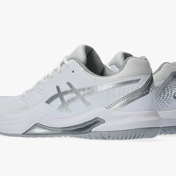 ASICS Gel-Dedicate 8 White Pure Silver Women's