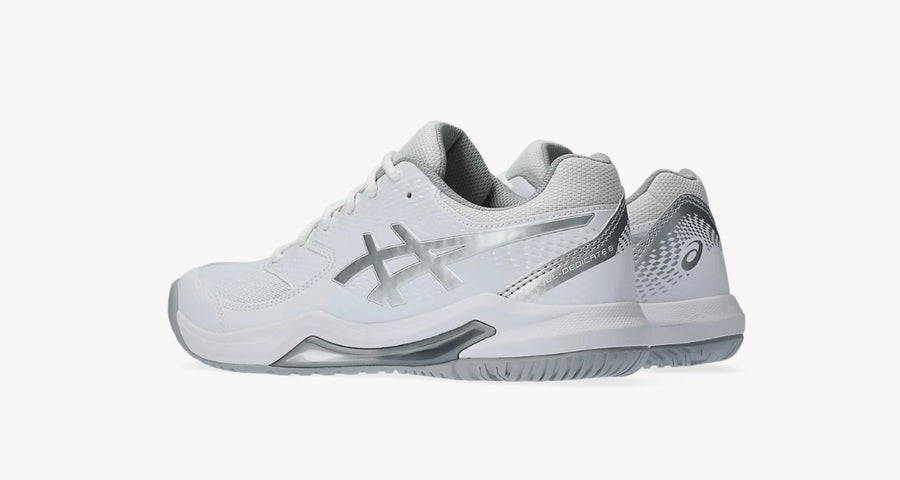 ASICS Gel-Dedicate 8 White Pure Silver Women's