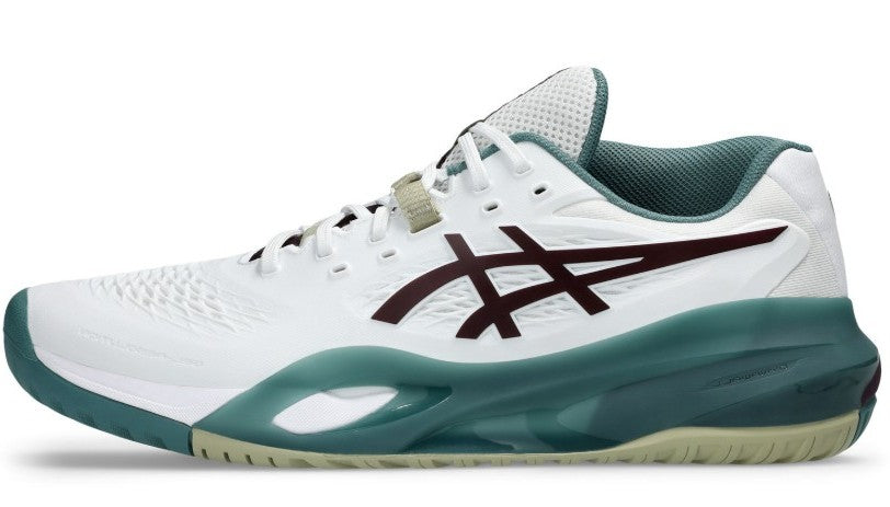ASICS Gel-Resolution X White Dark Aubergine Men's