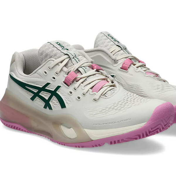 ASICS Gel Resolution X Padel Soft Oat Jewel Green Women's
