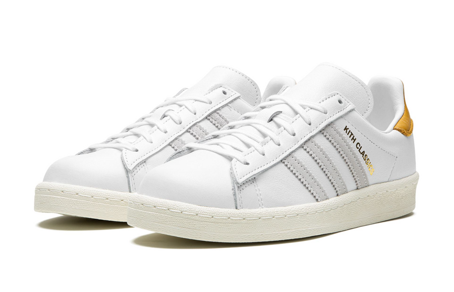 Adidas Campus 80s Kith Classics White Mango Men's
