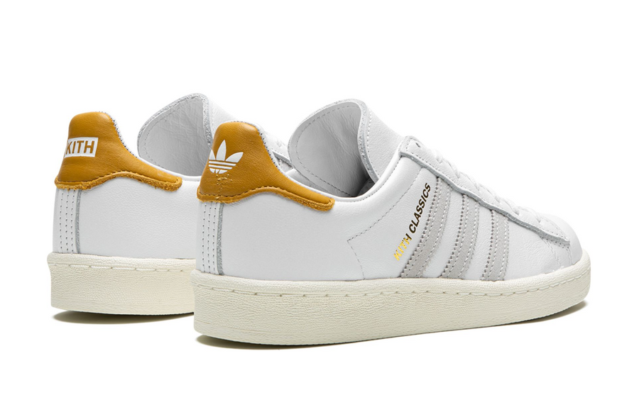 Adidas Campus 80s Kith Classics White Mango Men's