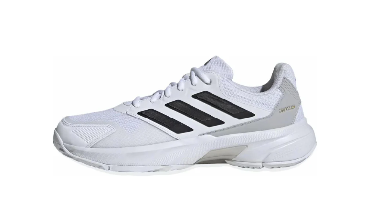Adidas Courtjam Control 3 Cloud White Core Black Grey Men's