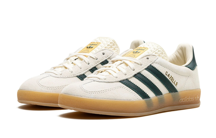 Adidas Gazelle Indoor Cream White & Collegiate Green Men's