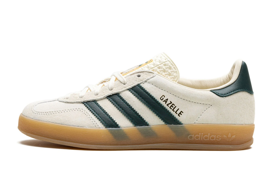 Adidas Gazelle Indoor Cream White & Collegiate Green Men's