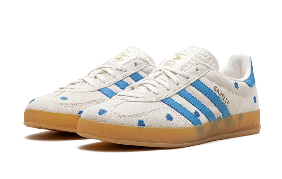 Adidas Gazelle Indoor Light Blue Floral Women's