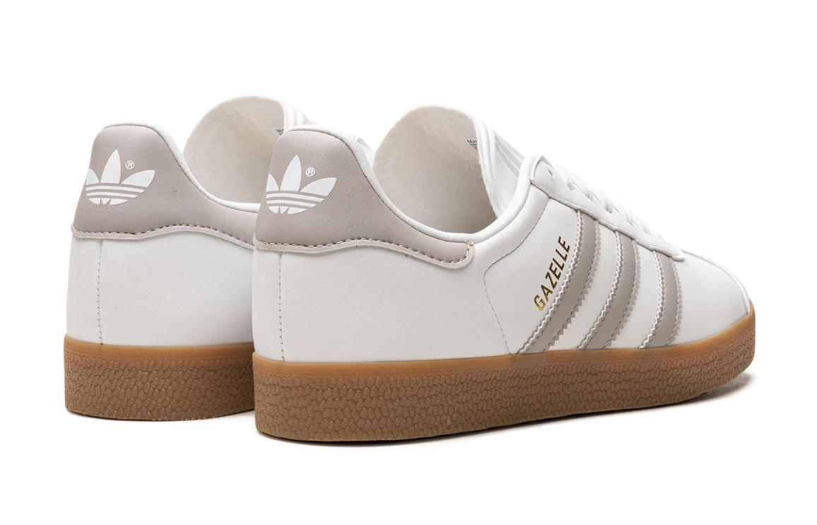 Adidas Gazelle White Grey Gum Men s Pimp Kicks