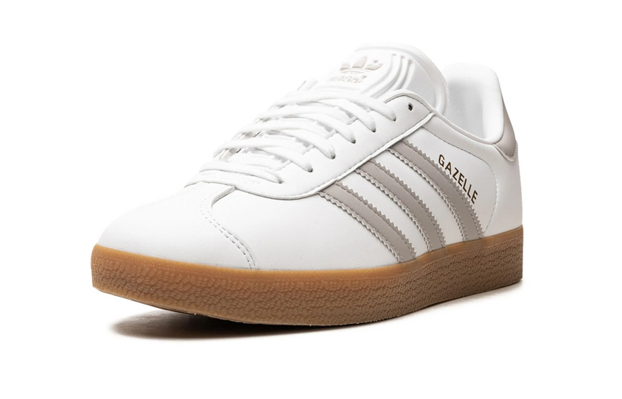 Adidas Gazelle White Grey Gum Men's