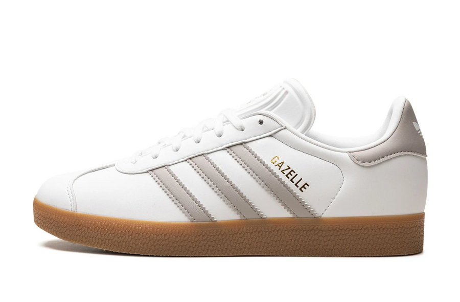 Adidas Gazelle White Grey Gum Men's