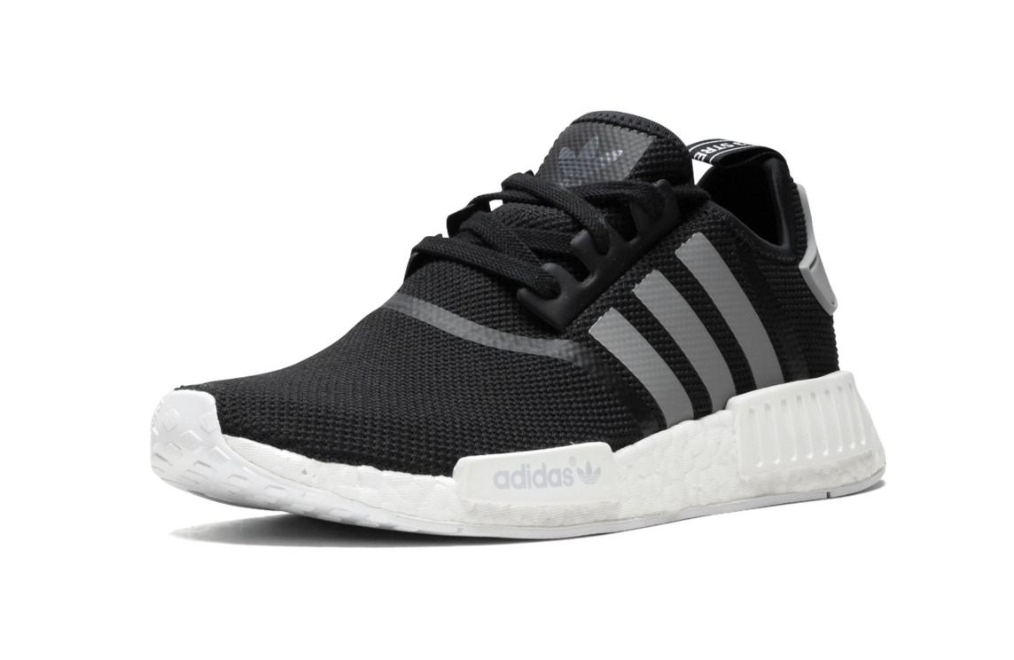 Nmd r1 black sales mesh