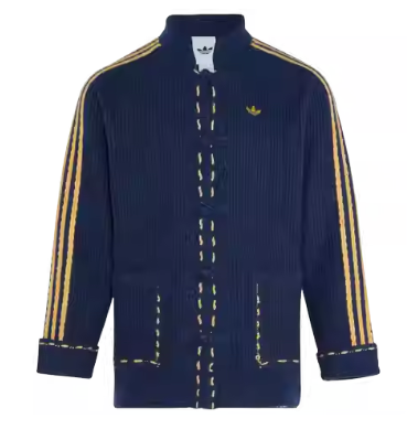 Adidas Originals Chinese New Year FW25 Knit Jacket Blue - Pimp Kicks