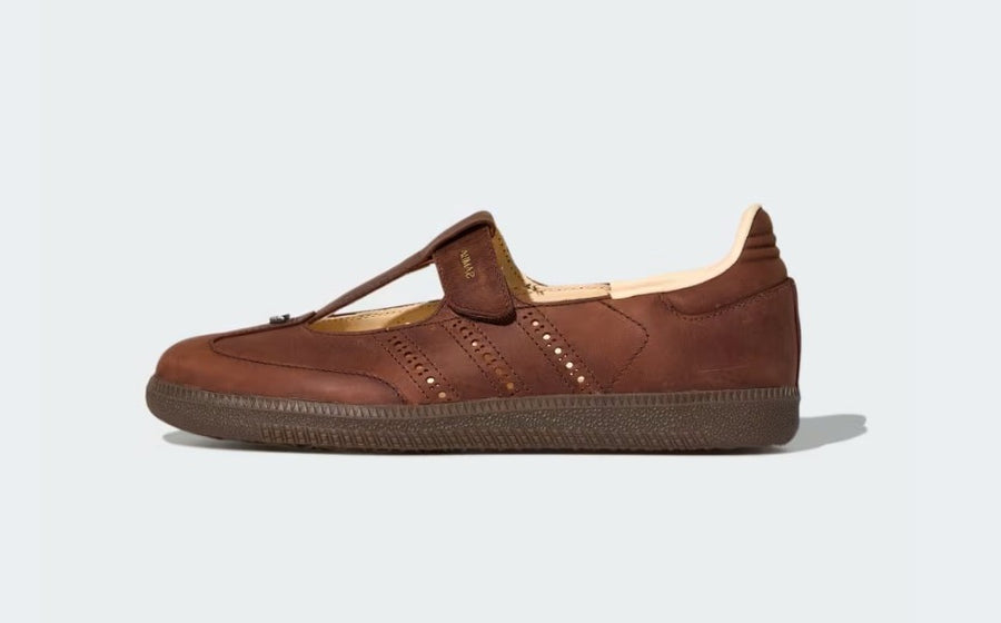Adidas Originals Samba Jane Crystal Brown Beige Women's