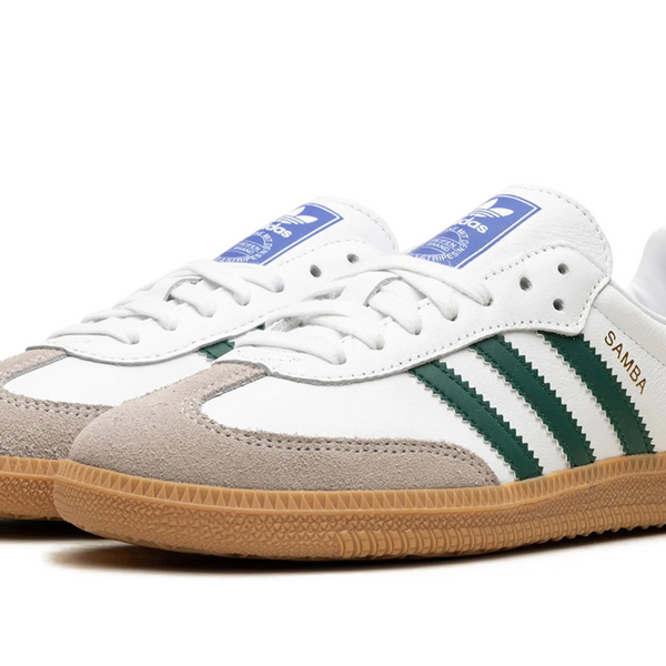Adidas Samba OG Cloud White & Collegiate Green Men's