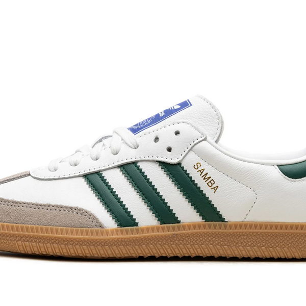 Adidas Samba OG Cloud White & Collegiate Green Men's
