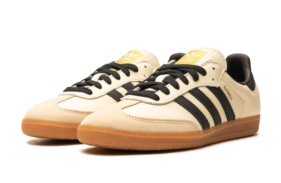Adidas Samba OG Cream White Black Sand Strata Women's