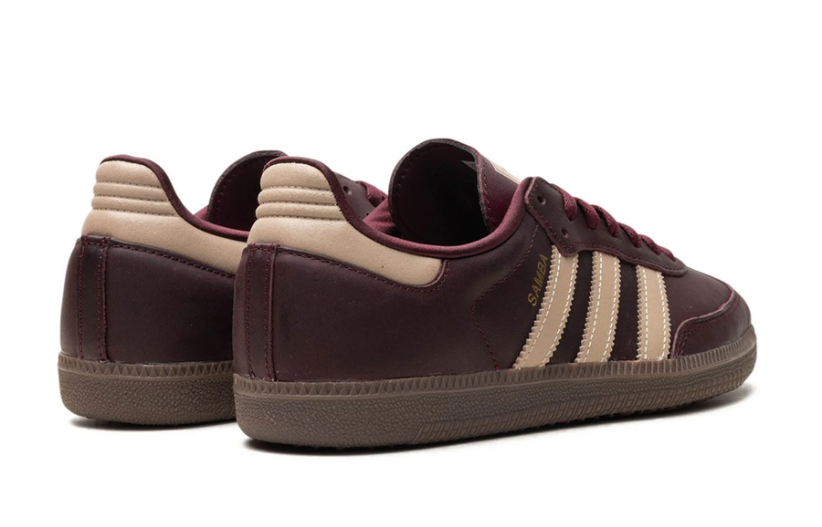 Adidas Samba OG Maroon Crystal Sand Women's