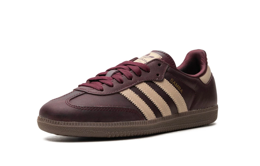 Adidas Samba OG Maroon Crystal Sand Women's