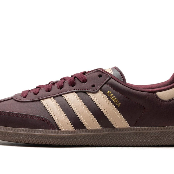 Adidas Samba OG Maroon Crystal Sand Women's