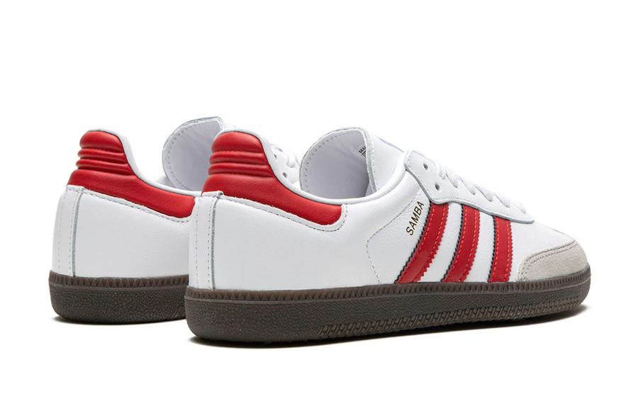Adidas Samba OG White Better Scarlet Men's
