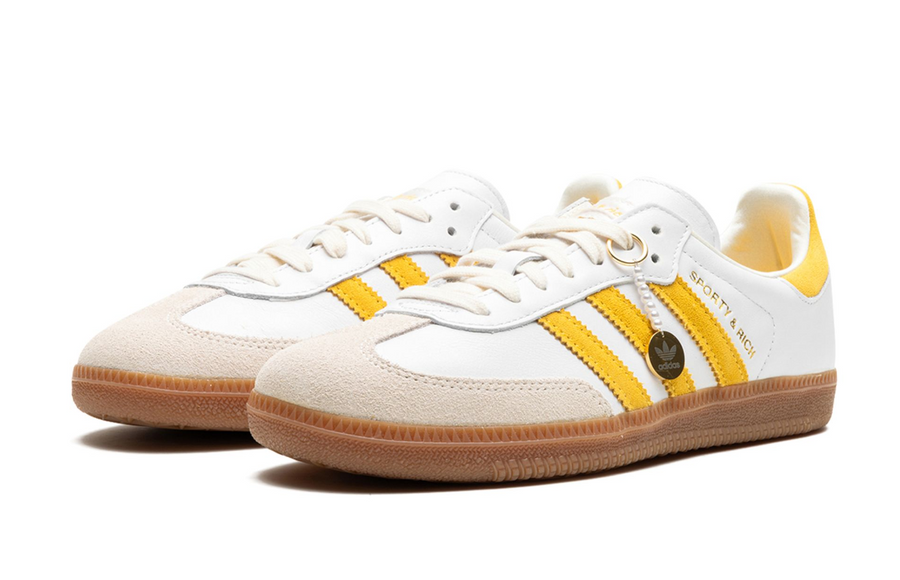 Adidas Samba Sporty & Rich White Bold Gold Men's – Pimp Kicks