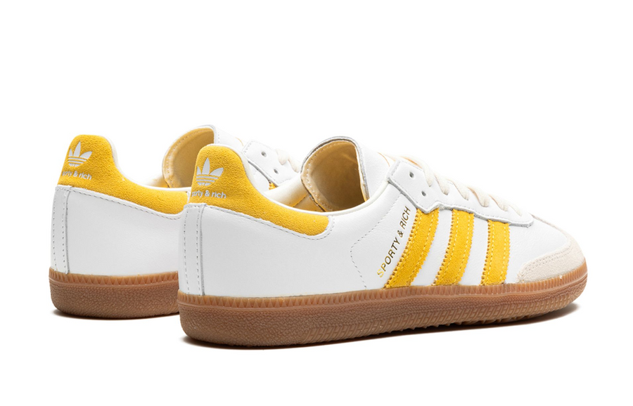Adidas Samba Sporty & Rich White Bold Gold Men's