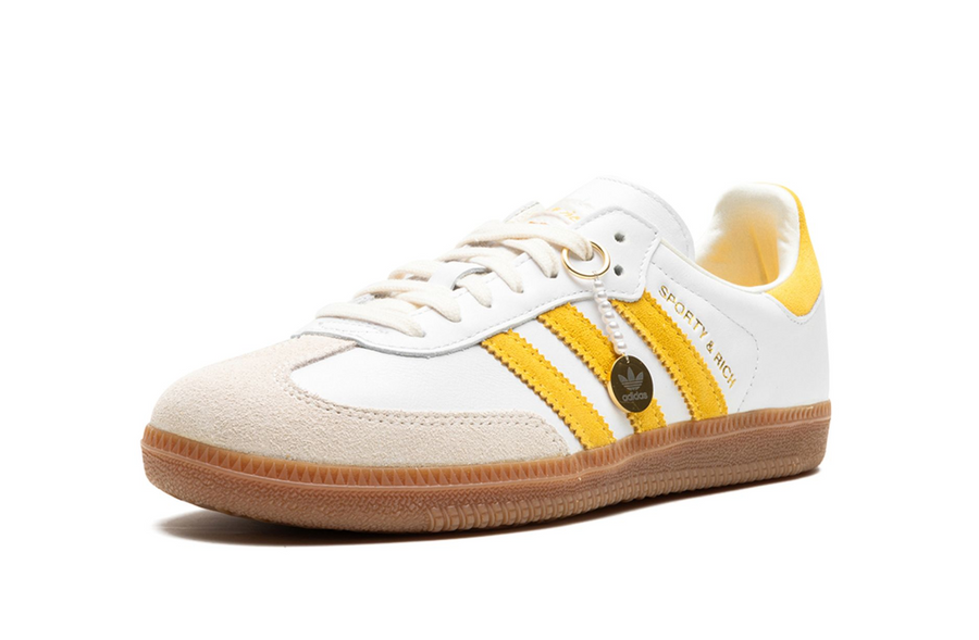 Adidas Samba Sporty & Rich White Bold Gold Men's